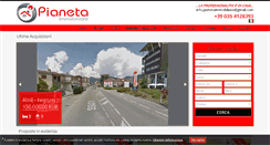 Desktop Screenshot of immobiliarepianeta.it