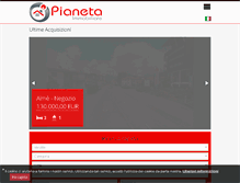 Tablet Screenshot of immobiliarepianeta.it